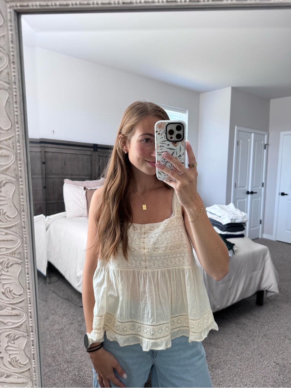 American Eagle — Babydoll Blouse